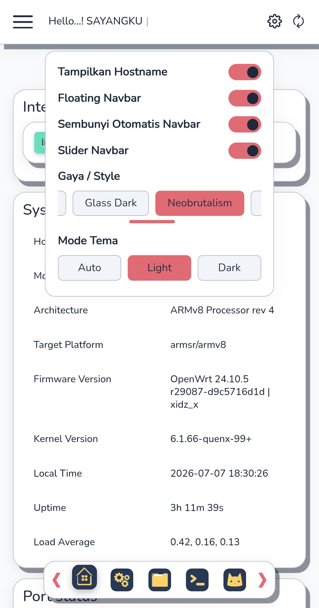 Sample Config