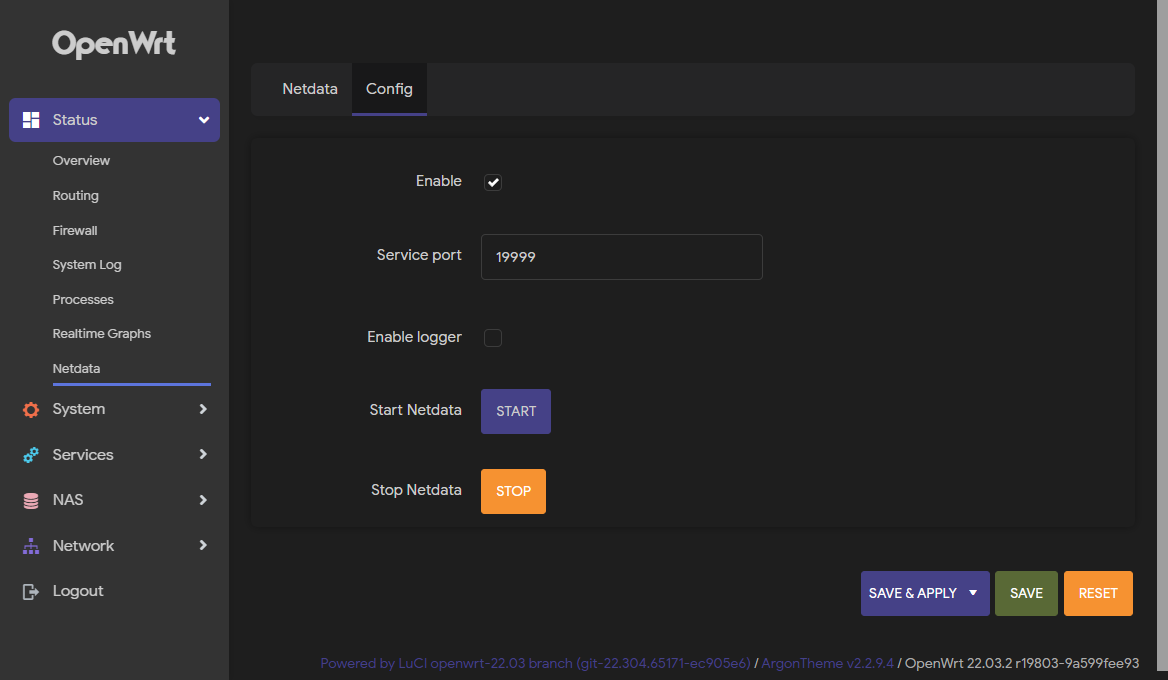 config config